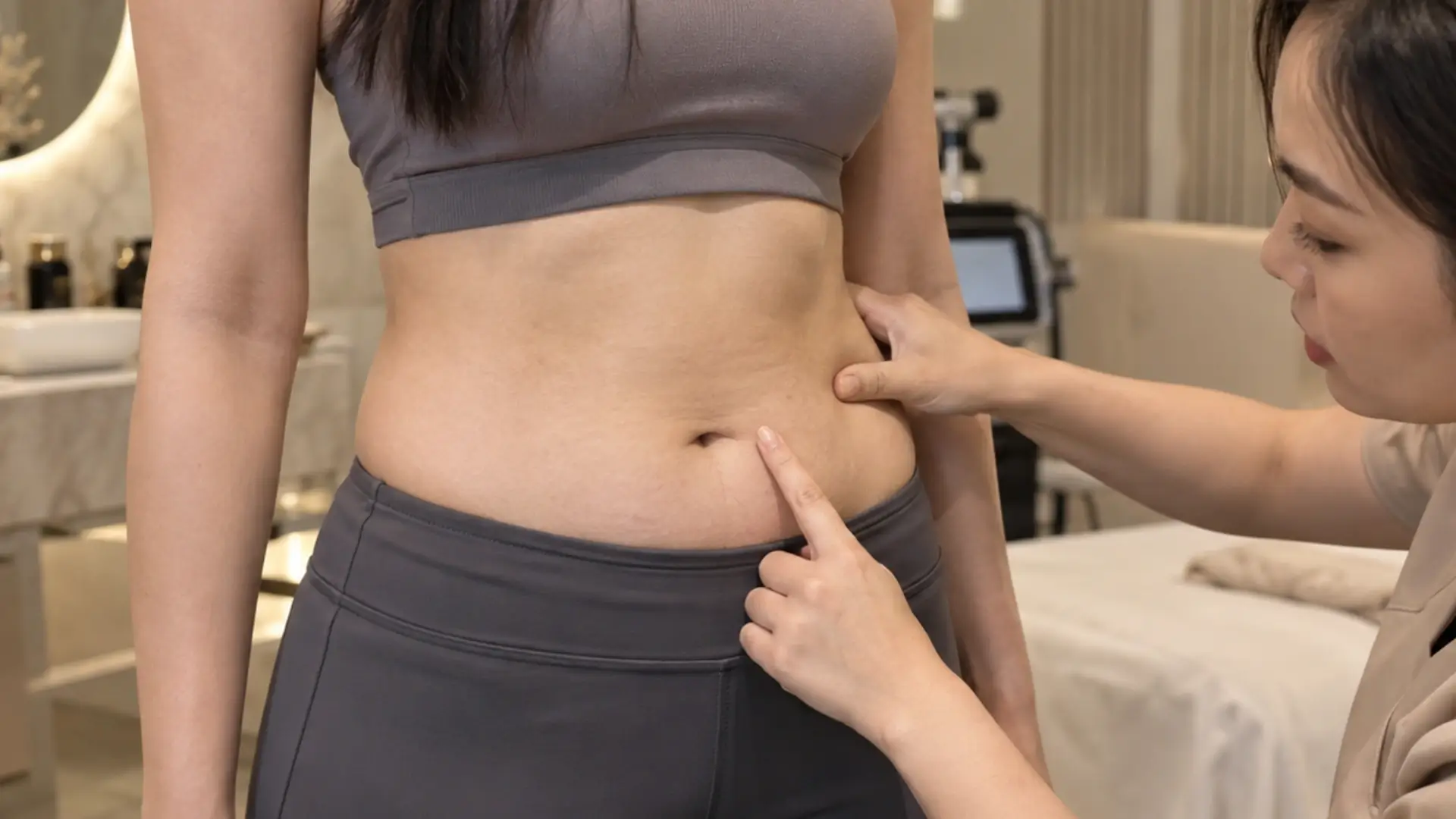Fat reduction versus muscle toning body sculpting assessment in Singapore