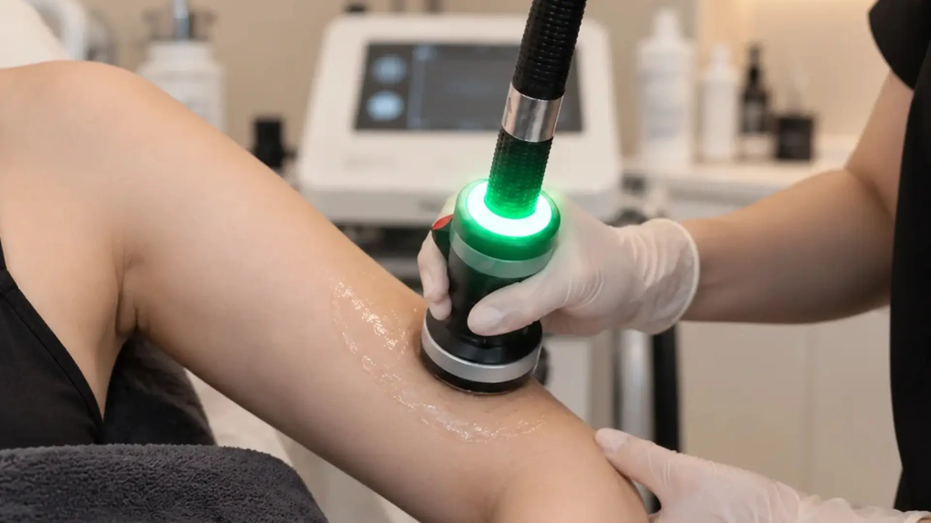 Upper arm body contouring assessment for localised fat, skin firmness and muscle tone in Singapore