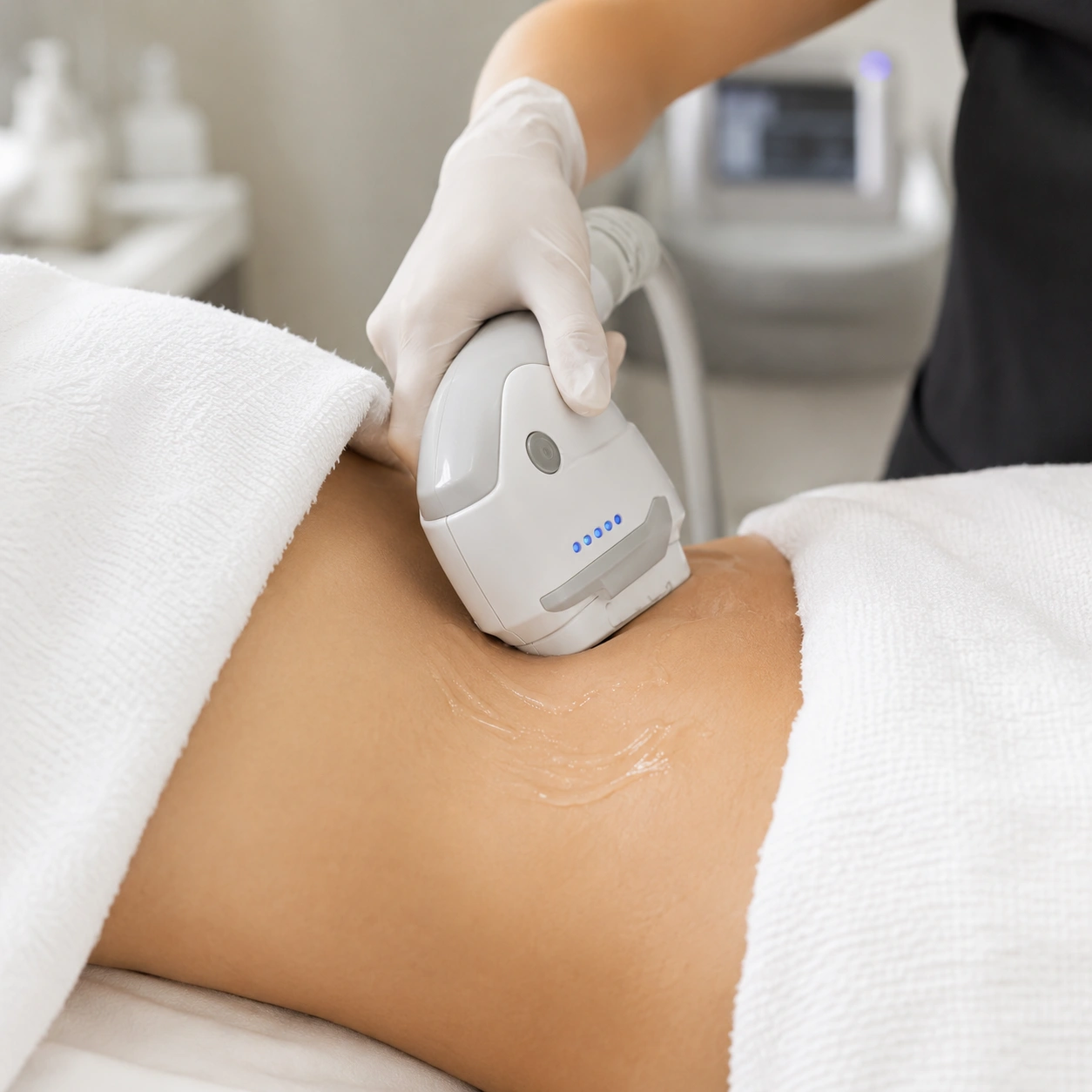 HIFU body slimming and skin tightening treatment at LAVAĒ Sculpt Singapore